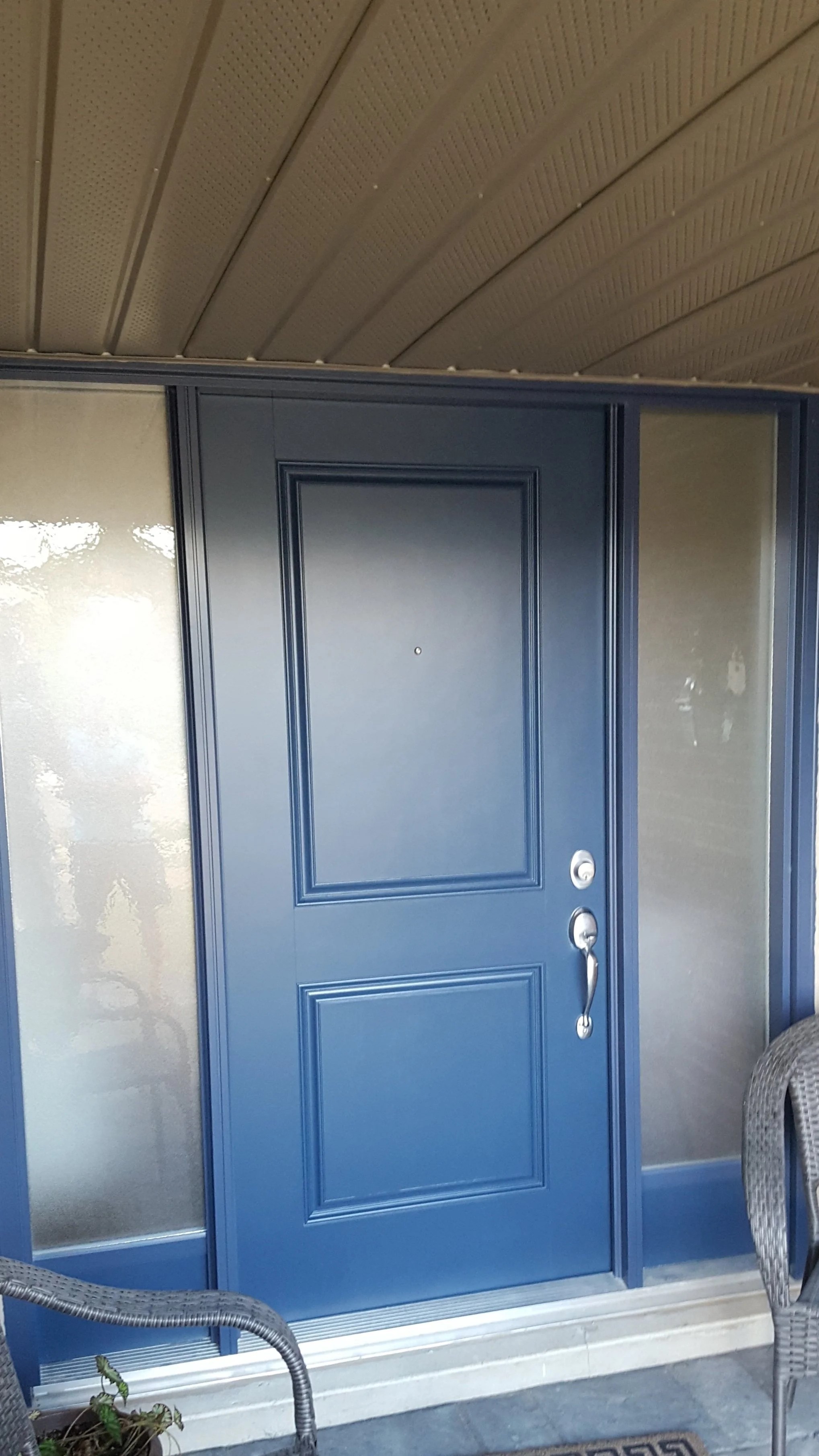Satin Front Door